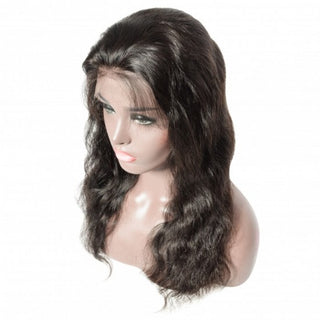 Medium Brown Body Wavy Frontal Lace Wig