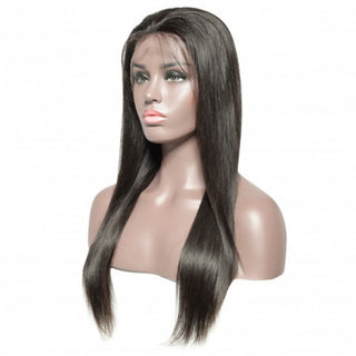 Straight Long Hair Wig - Medium Brown