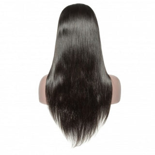 Straight Long Hair Wig - Medium Brown